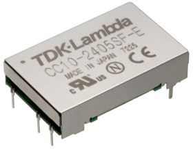 Przetwornica DC-DC, 10W, Uwe 9 → 18 V DC, Uwy ±12V dc, Iwy 450mA, TDK-Lambda