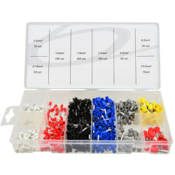 Zestaw tulejek 685 szt (6,24) Tulejki do zaciskania na kabel