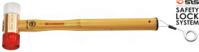 Młotek gumowy 230g Aluminium średnica głowicy 32.0mm z wymienną końcówką Facom