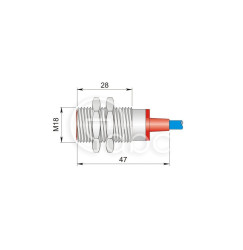 Czujnik indukcyjny SI18-N5, I18000137