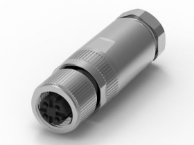 Złącze DIN 4 -pinowe Żeński Montaż na kablu M12 250 V