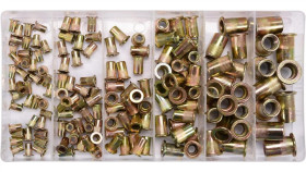 Zestaw Nitonakrętek Stalowych M3- M10, 150Szt