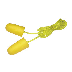Scan EC-1001A-C Foam Earplugs &amp; Cord SNR 34 dB (6 Pairs)