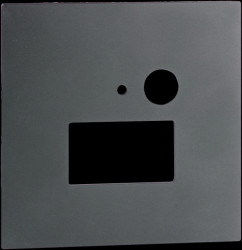 Magnetyczna płyta czołowa do oprawy LVS03M antracytowa