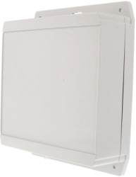 PC enclosure, (L x W x H) 180 x 180 x 65 mm, light gray (RAL 7035), IP68, 1555W2F42GY