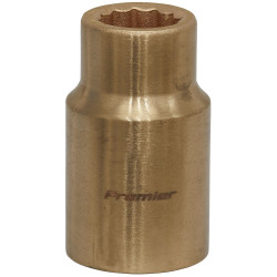 Sealey NS045 Socket 12mm 1/2&quot;Sq Drive - Non-Sparking WallDrive&#xAE;