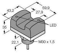 Przycisk dotykowy Turck VTBP6 3067504 1 szt.