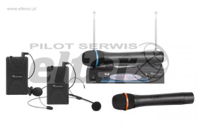 Mikrofon dwukanaĹ‚owy VHF zestaw premium