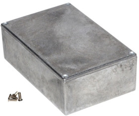 Aluminum die cast enclosure, (L x W x H) 145 x 95 x 49 mm, natural, IP65, 1590WJ