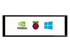 Waveshare 7.9inch Capacitive Touch Screen LCD, 400×1280, HDMI, IPS, Toughened Glass Cover