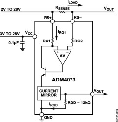 Low Cost, Voltage Output, High-side Current Sense Amplifier