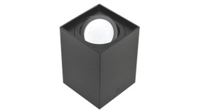 Oprawa Sufitowa Corona Black Ruchoma Prostokąt Alu