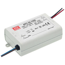 Mean Well APC-35-1050 LED driver 34.7W 1.05A 11-33V IP30 non-dimmable