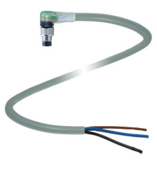 Pepperl+Fuchs 241646 Złącze konfekcjonowane czujnika/aktuatora V3S-WM-E2-2M-PVC, piny: 3, 2 m, 1 szt.