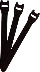 Opaska kablowa na rzepy do wiązania element z pętelkami i haczykami (D x S) 150 mm x 13 mm czarny FASTECH® E1-1-330-B100