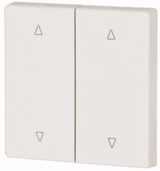 Xcomfort Klawisz podwójny biały połysk roletowy 193994