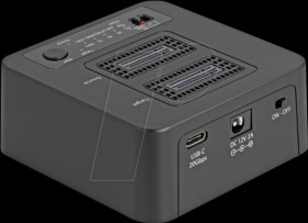 64300 Copy- / Dock- / Erase station 2x M.2 NVMe, USB 20 Gb/s