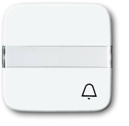 Busch-Jaeger Zaślepka Klawisz z symbolem „dzwonek” czysty biały (ral 9010), biały 2CKA001731A0538 1 szt.