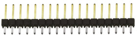 Złącze szpilkowe 18-pinowe TSW raster: 2.54 mm Prosty 1-rzędowe Samtec Otwór przelotowy 550 V Bez osłony