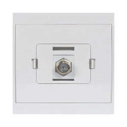 Gniazdo pojedyncze typ F Luna, TV/F-F1/L1, biały,OR-OE-7614/W