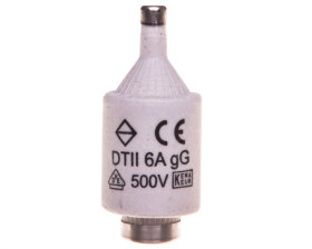Wkładka bezpiecznikowa 6A DII gG 500V DII/BIWTZ/6A/E27/400V LE2706