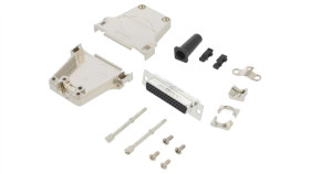 Dtzf-Ljsrg-44Fhsl D-Sub Hd Żeńskie Proste Lutowanie Na Przewód Unc 4-40 Pin 44