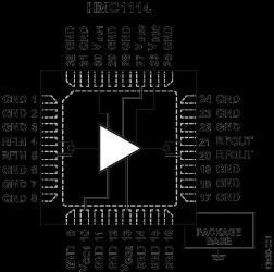 10 W, GaN Power Amplifier, 2.7 GHz to 3.8 GHz