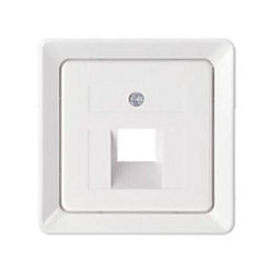 ELSO 206404 Płyta centralna ELSO 206404 dla 1xRJ45 czysta biel 1 szt.