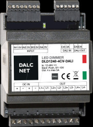 DLD1248-4CV-DALI LED dimmer, PWM, 12 V - 48 V, 5 A CV, DALI, 4 outputs
