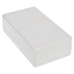 Obudowa uniwersalna z panelami bocznymi 84,5 mm × 154,0 mm × 42,5 mm z ABS, kolor jasnoszary Z78J KRADEX