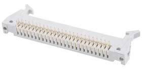 Wtyk PCB 50-pinowe raster: 2.54mm RS PRO Przewlekany Męski 1A