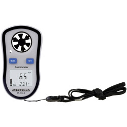 Basetech BS-10AN Anemometer Measures Wind &amp; Temperature Displays in 5 Units