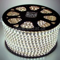 Sznur diodowy LED SMD, biały zimny, 5050, 230V