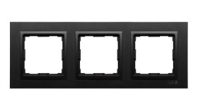 Vena2 Ramka Potrójna Antracyt 526183