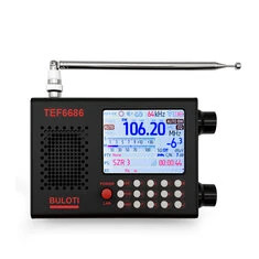 TEF6686 Odbiornik radiowy DSP na pełny zakres FM AM Shortwave z chipem klasy motoryzacyjnej 2,8 cala LCD RDSType C z możliwością