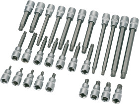 Końcówka wkrętaka Torx 1/2 cala SAM dł: 100 mm napęd: 1/2 cala Torx