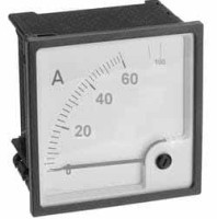 MIER-BIT60A Amperomierz tablicowy prądu zmiennego - zakres 0-60A (AC) wymiar: 96x96mm - klasa 1.5