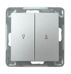 IMPRESJA Łącznik żaluzjowy /z blokadą mechaniczną/ srebro ŁP-7YB/m/18