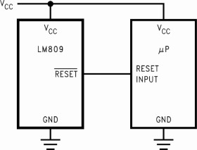 3-pin voltage supervisor (reset IC) with active-low, push-pull reset for supply monitoring