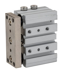 Siłownik z prowadzeniem skok 10mm RS PRO Ø 16mm 56 x 62 x 25mm 56mm