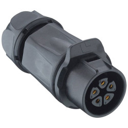 Lumberg 0262 04 DIN Connector Straight 4 Pins 1pc