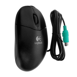 Logitech M-SBF96 Optical Mouse (PS/2, schwarz)