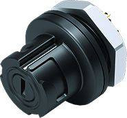 binder 09 0762 000 05-20 Złącze żeńskie kołnierzowe złącze męskie proste Seria: 670 Łączna ilość styków: 5 1 szt.