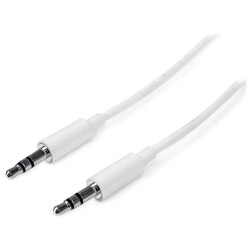 StarTech.com MU3MMMSWH StarTech.com 3m White Slim 3.5mm Stereo Audio