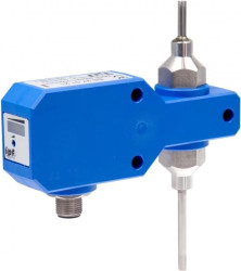 SS270121, czujnik przepływu, woda, kalorymetryczny, 125x112x27mm, średnica zewnętrzna węża 4mm, 24V DC, PNP NO (NO), wtykowy