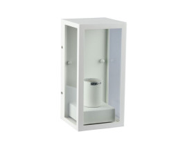 VT-837 Kinkiet ozdobny 3 okienka czarny biały 8518 V-TAC