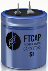 Electrolytic capacitor, 100 µF, 400 V (DC), ±10 %, radial, pitch 10 mm, Ø 25 mm, SIH10140025030