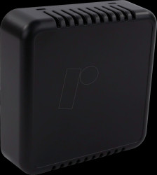 CBRS01VBK Sensor Enclosure,86x86x25,5mm,vented,black