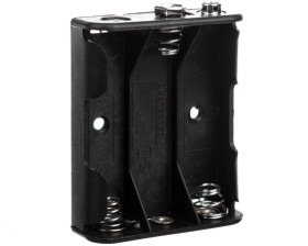 Koszyk na baterie 3x AA ze złączem 6F22 11984