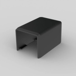 Pokrywa łącząca LHD 20x20 8622 FB czarna